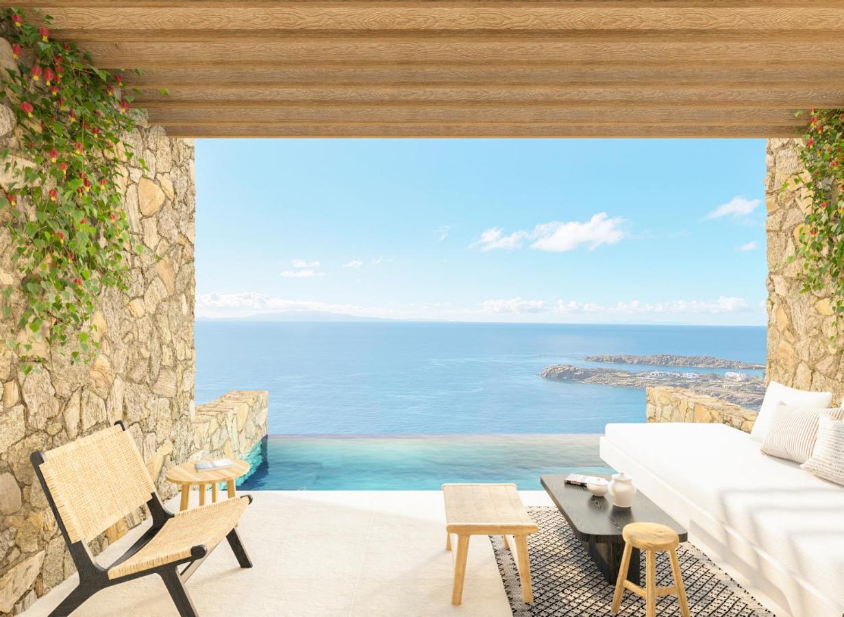 Eden View Suites & Villas Platys Gialos  Exteriör bild